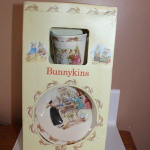 - 1990 Royal Doulton Bunnykins Set Bowl & Mug